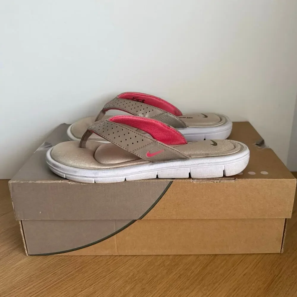 Nike Ultra Comfort Footbed Women Slides Flip Flops- SZ 8